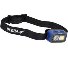 Dedra Žibintuvėlis, Priekinis žibintas 500lm, judesio jutiklis, 1000 mAh / 3xAAA baterijos