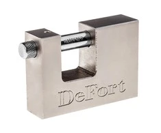 Defort 70 mm kaiščio pakabinama spyna, 3 raktai