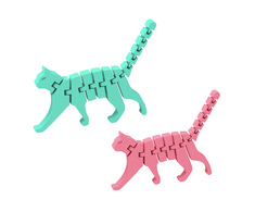 Dėlionė Lean Toys Katės formos 3D Fidget žaislas
