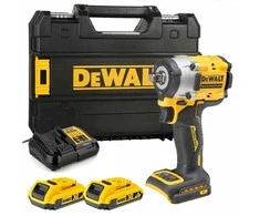 DeWALT smūginis veržliasukis DCF921D2T 18V 1/2", 406Nm, 2x2.0 Ah, TSTAK lagaminas