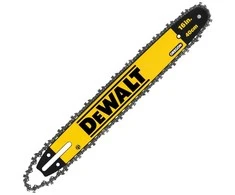 Grandininio pjūklo pjovimo juosta DeWalt DT20660-QZ; 16''; 40 cm; 3/8''; 1,1 mm + grandinė