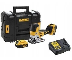 Akumuliatorinis siaurapjūklis DeWalt DCS335P2; 18 V; 2x5,0 Ah akum.