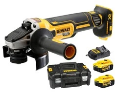 DeWalt akumuliatorinis kampinis šlifuoklis DCG405P2-QW, 18V, 2x5Ah