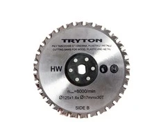 Tarcze TCT 125 mm pjovimo diskai dvigubo disko pjūklui TPD860K