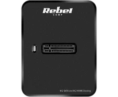 Stacja „Rebel Aluminum NVME M2“ diskų prijungimo stotelė (Mkey+B+Mkey) su USB C tipo jungtimi