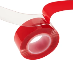 Dwustronna taśma klejąca REBEL (19 mm x 5 m) transparentna