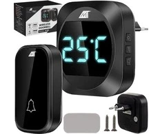 Malatec 21911 juodas wireless doorbell