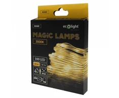 Eco Light Magiczne lampki 100 led 3000k 10m dc5v