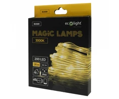 Eco Light Magiczne lampki 200 led 3000k 20m dc5v