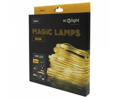 Eco Light Magiczne lampki 500 led 3000k 50m dc5v