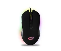 EGM302 Esperanza su laidu žaidimų pelė RGB LED 6D optinė USB-C Nemesis