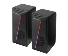Kompiuterio kolonėlės Garsiakalbiai - Esperanza EGS106 LED Juodi 6W