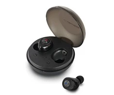 Esperanza „Cetus“ belaidės ausinės TWS BT ausinukai su mikrofonu ir stereo garsu, juodi