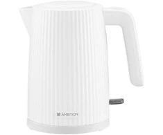 Virdulys elektrinis 1,7 l baltos spalvos 12,5x22x22 cm CURLY Ambition 69608