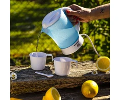 Elektrinis virdulys, turistinis, 0,6l, 2 puodeliai + 2 šaukšteliai, klausberg