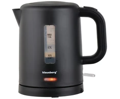 Elektrinis virdulys, turistinis, juoda, 1,0l, klausberg, kb-9046