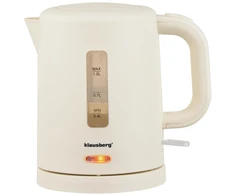 Elektrinis virdulys, turistinis, kreminė, 1,0l, klausberg, kb-9047