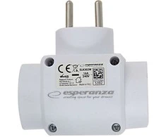 Esperanza ELK302W Electrical Splitter 3 sockets Baltas