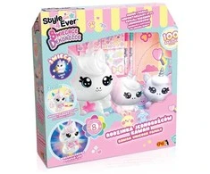 Zestaw Rinkinys Kawaii stiliaus vienaragių šeimos dekoracijų kūrybinis rinkinys