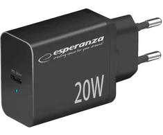 Tinklo Įkroviklis - Esperanza EZC104K 20W Juodas