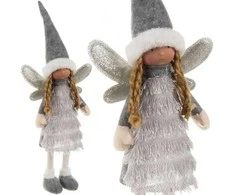 Fairy - Christmas figurine pilka Ruhhy 22343