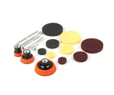 Automobilio poliravimo rinkinys, 15 vnt. AMIO-03700