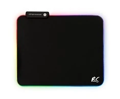 Gamingowa Pelės kilimėlis žaidimams su RGB LED apšvietimu NanoRS, 300x250x4mm, RS704