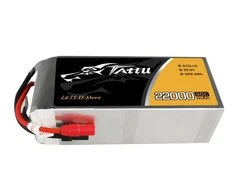 Gens Ace &amp; Tattu Tattu 22000mAh 22.2V 30C 6S1P LiPo AS150 + XT150 akumuliatorius