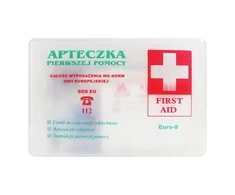 Apteczka Pirmosios pagalbos vaistinėlė B-euro-8, permatoma