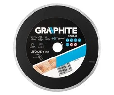Graphite Deimantinis diskas 230 x 25,4 mm, vientisas, skirtas 59G891