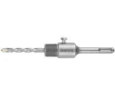Grąžtas Gręžimo adapteris GRAPHITE SDS Plus M22 110 mm su 8 mm pilotiniu grąžtu