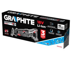 Akumuliatorinis tiesinis pjūklas Graphite 58G096; 18 V (be akumuliatoriaus ir pakrovėjo)