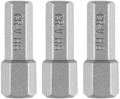 Bity Šešiakampiai antgaliai H8 x 25 mm, 3 vnt.