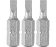 Bity SL4 x 0,6 x 25 mm antgaliai, 3 vnt.