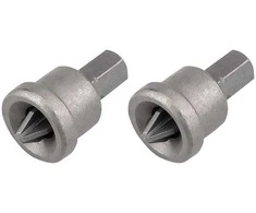 Bity Antgaliai su atrama PZ2 x 25 mm, 2 vnt.