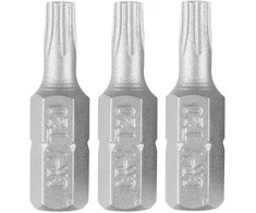 Bity Torx antgaliai T20 x 25 mm, 3 vnt.