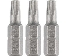 Bity Torx antgaliai T25 x 25 mm, 3 vnt.