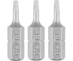 Bity Torx antgaliai T8 x 25 mm, 3 vnt.