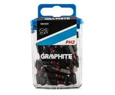 Smūginiai antgaliai GRAPHITE PH2 25 mm (20 vnt.)