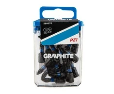 Smūginiai antgaliai GRAPHITE PZ1 25 mm (20 vnt.)