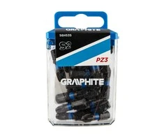 Smūginiai antgaliai GRAPHITE PZ3 25 mm (20 vnt.)