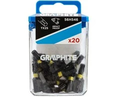Graphite Smūginiai antgaliai TX25 x 25 mm, 20 vnt.