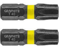 Graphite Bity udarowe TX40 x 25 mm, 2 vnt.
