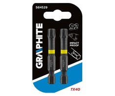 Smūginiai antgaliai GRAPHITE TX40 x 50 mm (2 vnt.)