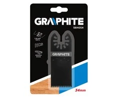 Pjūkliukas medienai GRAPHITE 34 mm, 3 trigubo galandinimo dantys