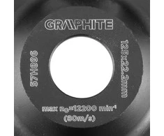Graphite Tarcza Deimantinis šlifavimo diskas 125 x 22,2 x 5 mm, skirtas sunkiems darbams