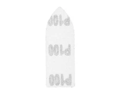 Papier Velcro delta švitrinis popierius 32 x 92 mm, K60, K100, K180, 15 vnt. rinkinys