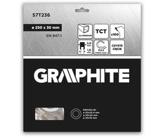 Graphite Diskinio pjovimo diskas, Widia, 250 x 30 mm, 100 dantų, aliuminio