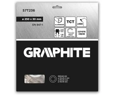Graphite Diskinio pjovimo diskas, Widia, 250 x 30 mm, 100 dantų, aliuminio