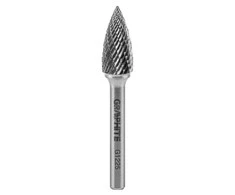 Graphite Metalo freza HM, G tipo (smaili), 12 x 25 mm, kotas 6 x 45 mm